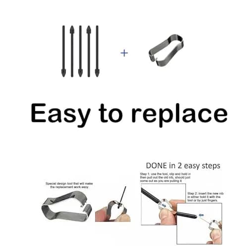 LiXiongBao 5 Pack Book Pro 360 S Pen Nibs for Samsung Galaxy Book 3/4 Pro 360 | Durable, Accurate & Long-Lasting thumbnail 6