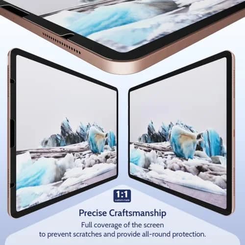 Peslv Magnetic Paper Screen Protector for iPad 10th & 11th | Anti-Glare, Reusable, Blue Light Filter thumbnail 7