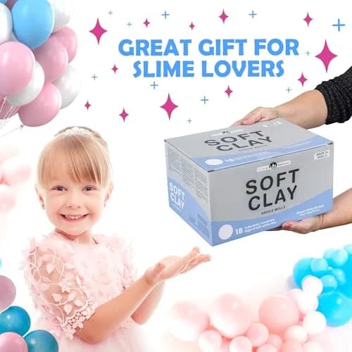 Original Stationery White Soft Clay Modeling Compound 1.8 kg (4 lb) | Air Dry Cloud Dough & Butter Slime Clay for DIY Slime Kit, Arts & Crafts, Ages 7+ thumbnail 4
