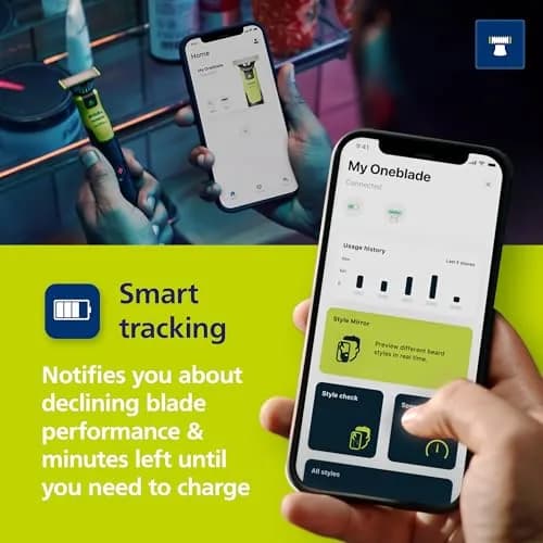 Norelco OneBlade 360 Face + Body Trimmer & Shaver with Connectivity | Wet & Dry, App Guidance, 5-Year Warranty thumbnail 5