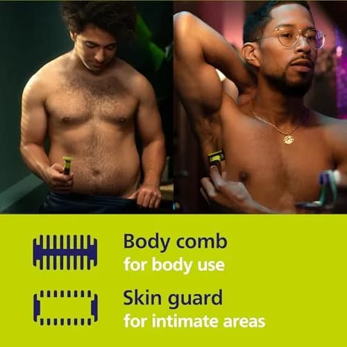 Norelco OneBlade 360 Face + Body Trimmer & Shaver with Connectivity | Wet & Dry, App Guidance, 5-Year Warranty thumbnail 3