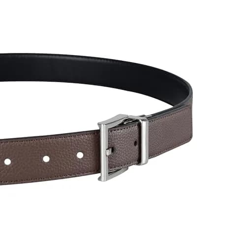 Tommy Hilfiger Men's 32mm Stretch Reversible Belt - Dark Brown/Black thumbnail 4