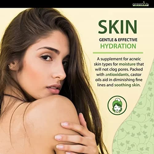 GreenIVe 100% Pure Cold Pressed Castor Oil 473ml (16 Fl Oz) | For Hair Growth & Skin Hydration thumbnail 8