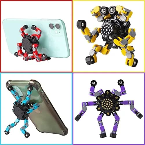 Gokeey Transformable Fidget Spinners 3 Pcs | Stress Relief Sensory Toys for Kids and Adults thumbnail 8
