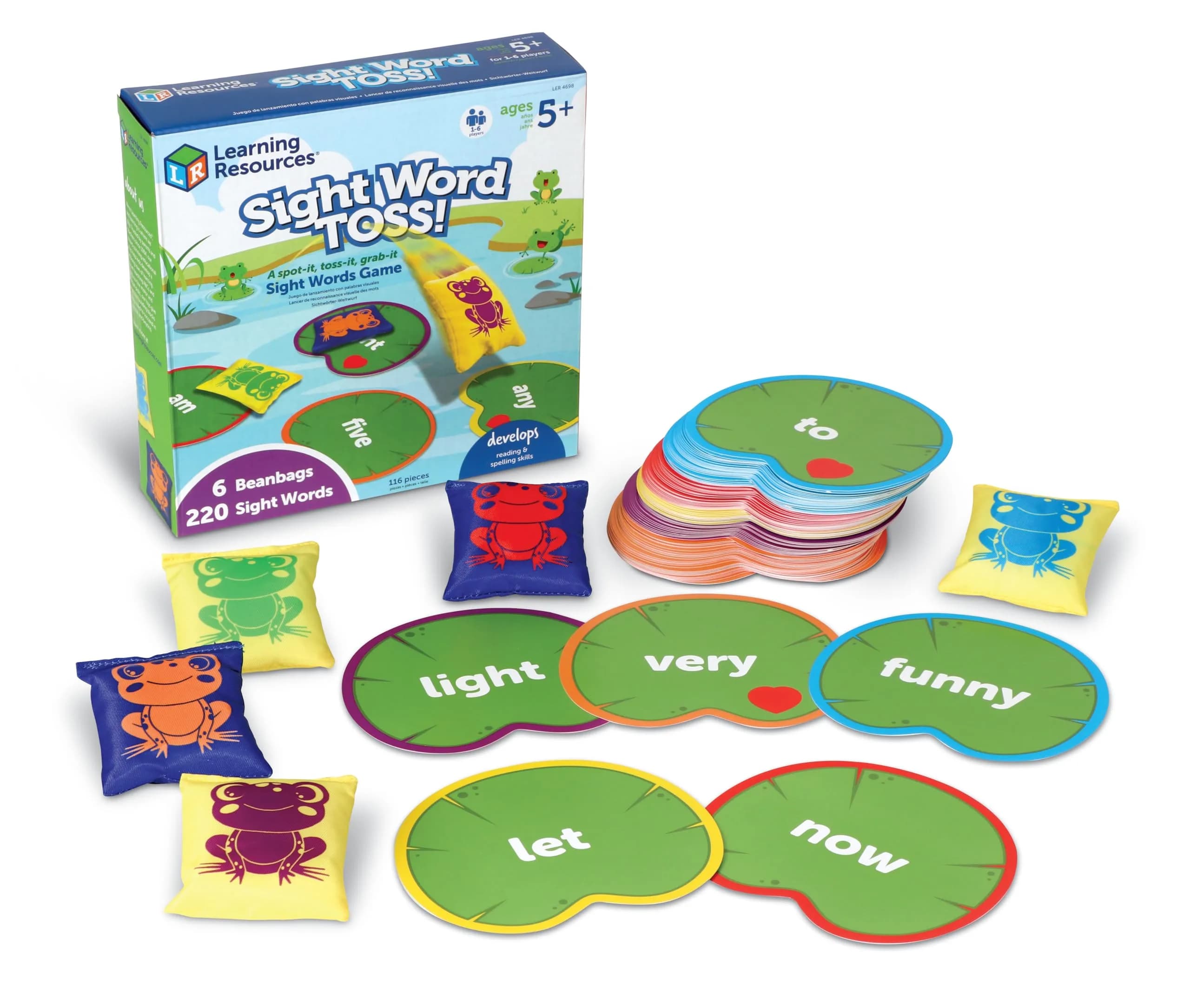 Learning Resources Sight Word Toss | Educational Toy for Kids 5+ | Builds Reading & Motor Skills