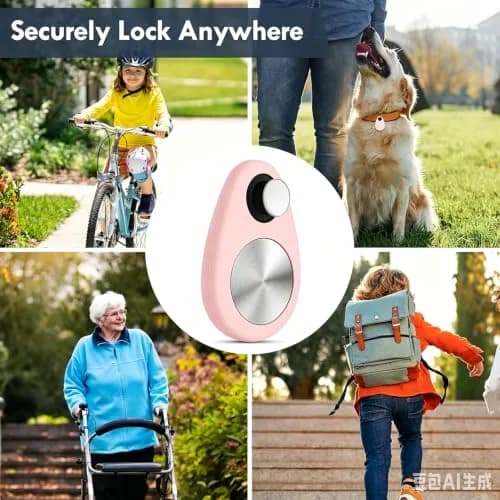 zonsiton Hidden Airtag Holder for Kids 2 Pack Silicone Case with Safety Pins | GPS Tracker Case for Backpacks thumbnail 6