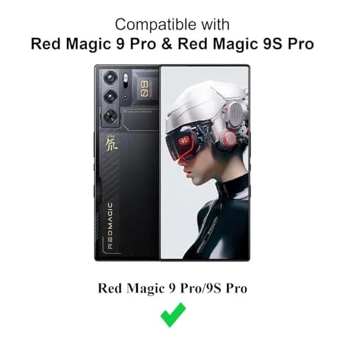 Cresee Crystal Clear Case for Red Magic 9 Pro/9S Pro 6.8" | Shockproof TPU Bumper, Hybrid PC Back thumbnail 2