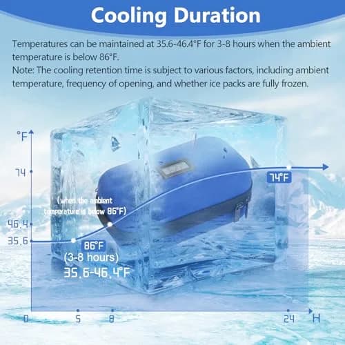 HIMDUZE Insulin Cooler Travel Case 21.1cm x 14.1cm x 8.7cm (8.3"x4.7"x3.4") | TSA Approved for Travel thumbnail 5