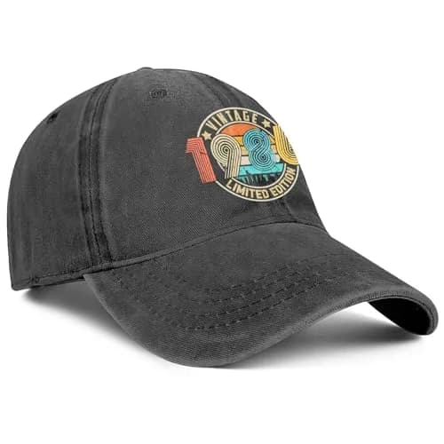 XAIVEZL 40th Birthday Baseball Cap Hat | Vintage 1986 Design for Men & Women thumbnail 3