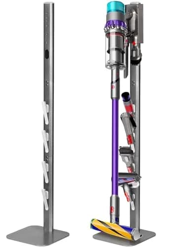 Haturi Metal Vacuum Stand Holder for Dyson Cordless Stick Vacuums | 47.8 inch (121.4 cm) Tall thumbnail 1