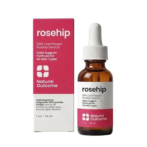 natural outcome Rosehip Oil 1 oz | Pure, Cold-Pressed Face Oil for Hydration & Anti-Aging thumbnail 1