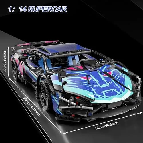 Chodia Sport Race Car Building Block Set 1314 PCS | Educational STEM Toy for Kids 8+ thumbnail 5