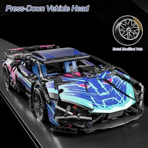 Chodia Sport Race Car Building Block Set 1314 PCS | Educational STEM Toy for Kids 8+ thumbnail 3