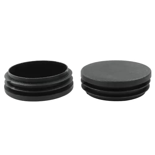 Bonsicoky 12 Pack 3 Inch (76mm) Round Plastic Hole Plugs for Furniture, Black | Impact-Resistant, Scratch-Free Floor Protection thumbnail 4