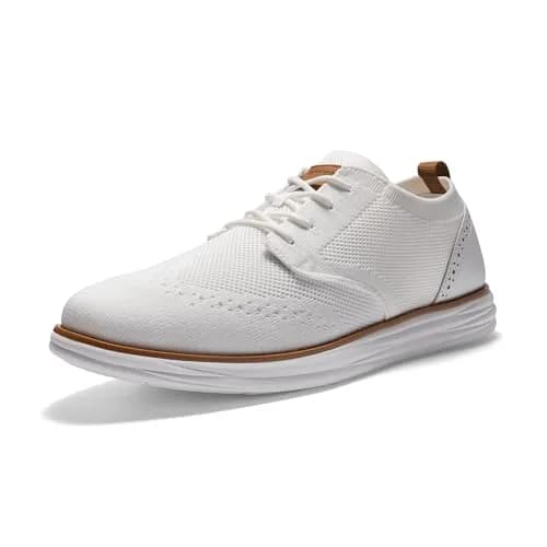 Bruno Marc Men's KnitFlex Mesh Oxfords Sneakers 8 | Breathable Comfort & Lightweight Support thumbnail 1