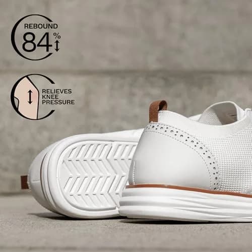 Bruno Marc Men's KnitFlex Mesh Oxfords Sneakers 8 | Breathable Comfort & Lightweight Support thumbnail 5