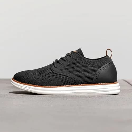 Bruno Marc Men's KnitFlex Mesh Oxford Sneakers,8 | Lightweight Breathable Casual Shoes thumbnail 4