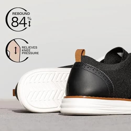 Bruno Marc Men's KnitFlex Mesh Oxford Sneakers,8 | Lightweight Breathable Casual Shoes thumbnail 5