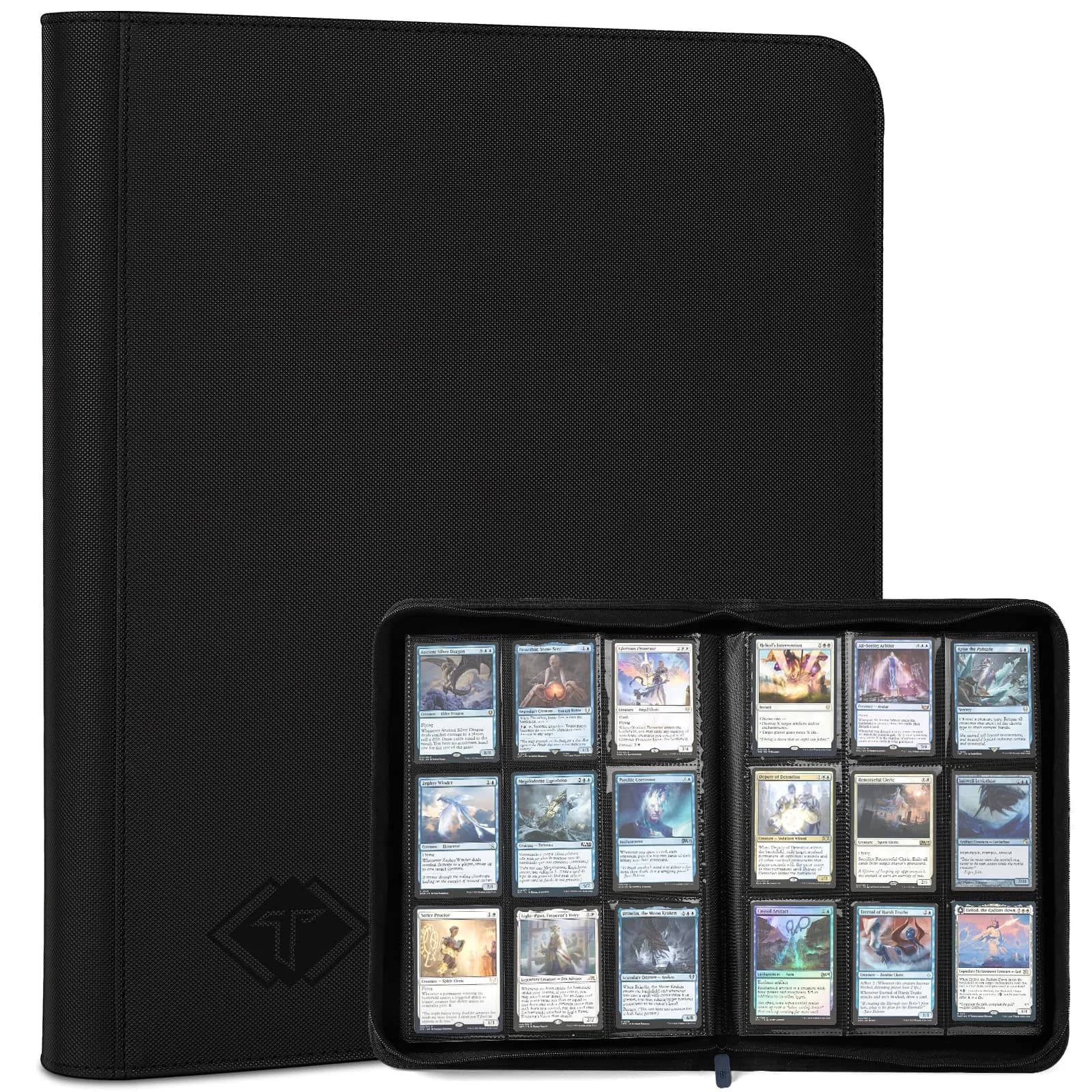 TiopLior Black Card Binder with 432 Side Loading Pockets | Holds Standard 2.5 x 3.5 Inch Cards - main product image