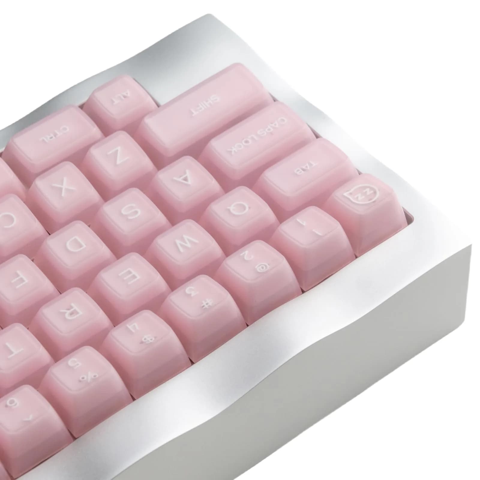 REDQIN Pink Jade Keycaps PBT Double Shot Key for Mechanical Keyboard | Elegant Pastel Design, Wide Compatibility - main product image