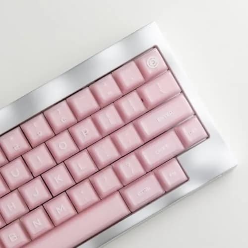REDQIN Pink Jade Keycaps PBT Double Shot Key for Mechanical Keyboard | Elegant Pastel Design, Wide Compatibility thumbnail 4