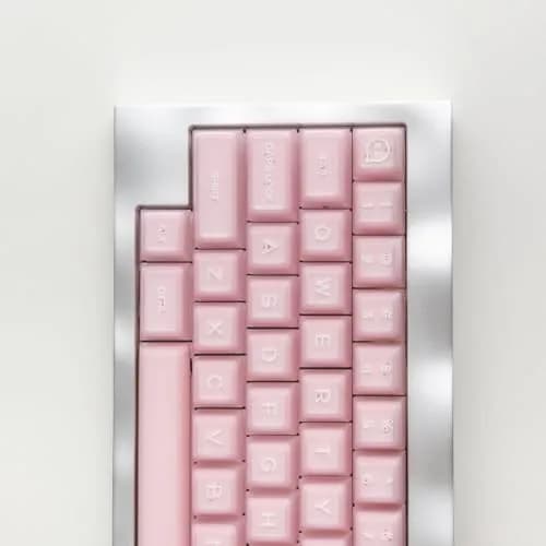 REDQIN Pink Jade Keycaps PBT Double Shot Key for Mechanical Keyboard | Elegant Pastel Design, Wide Compatibility thumbnail 2