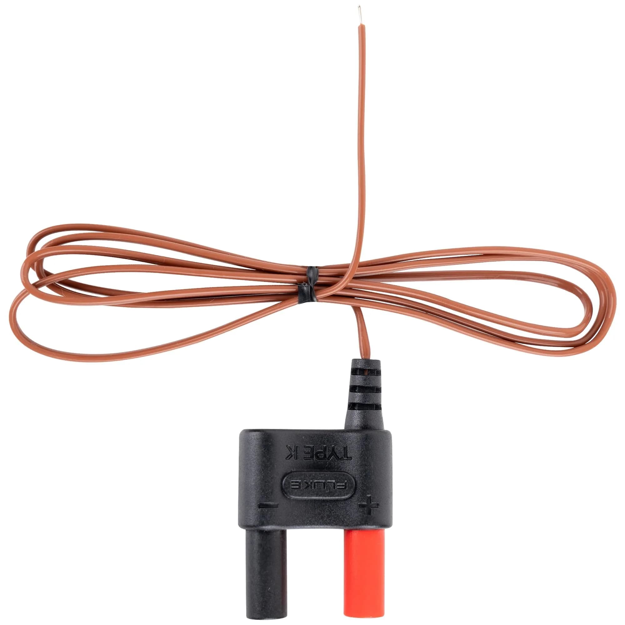 BlueStars 80BK-A Type K Thermocouple Bead Probe 1m (3.28ft) | Accurate to ±2.2°C for Fluke Multimeters - main product image