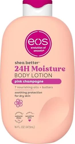 eos Shea Better Body Lotion Pink Champagne 473ml (16 Fl Oz) | 24-Hour Moisture for Soft Skin thumbnail 1