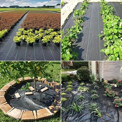 Groweco Heavy Duty Weed Barrier Fabric 6FTX100FT (183cm x 30.5m) | Landscape Fabric for Gardens & Pathways thumbnail 4
