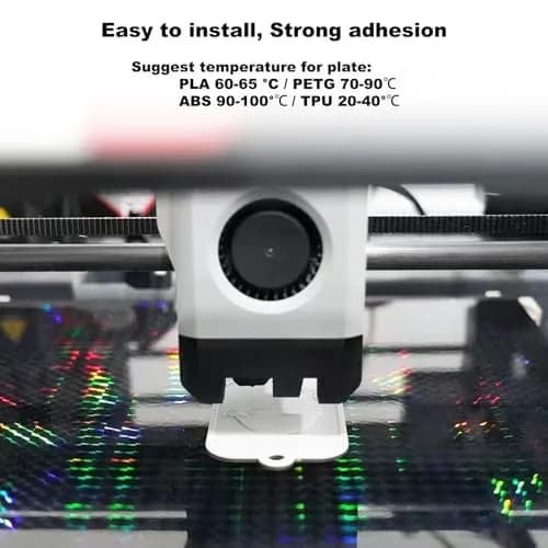 RETUXEP H1H Build Plate for Bambu Lab X1C/X1/X1E/P1P/P1S/A1 257x257mm | Light Beam+Phantom Pattern Double-Sided Spring Steel Sheet thumbnail 7