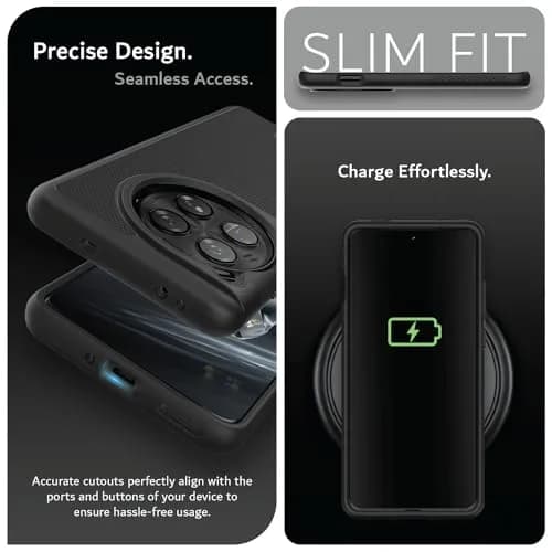 TUDIA MergeGrip Magsafe Phone Case for OnePlus 12 5G 2024 | Military Grade, Drop Tested, Shockproof, Matte Black thumbnail 7