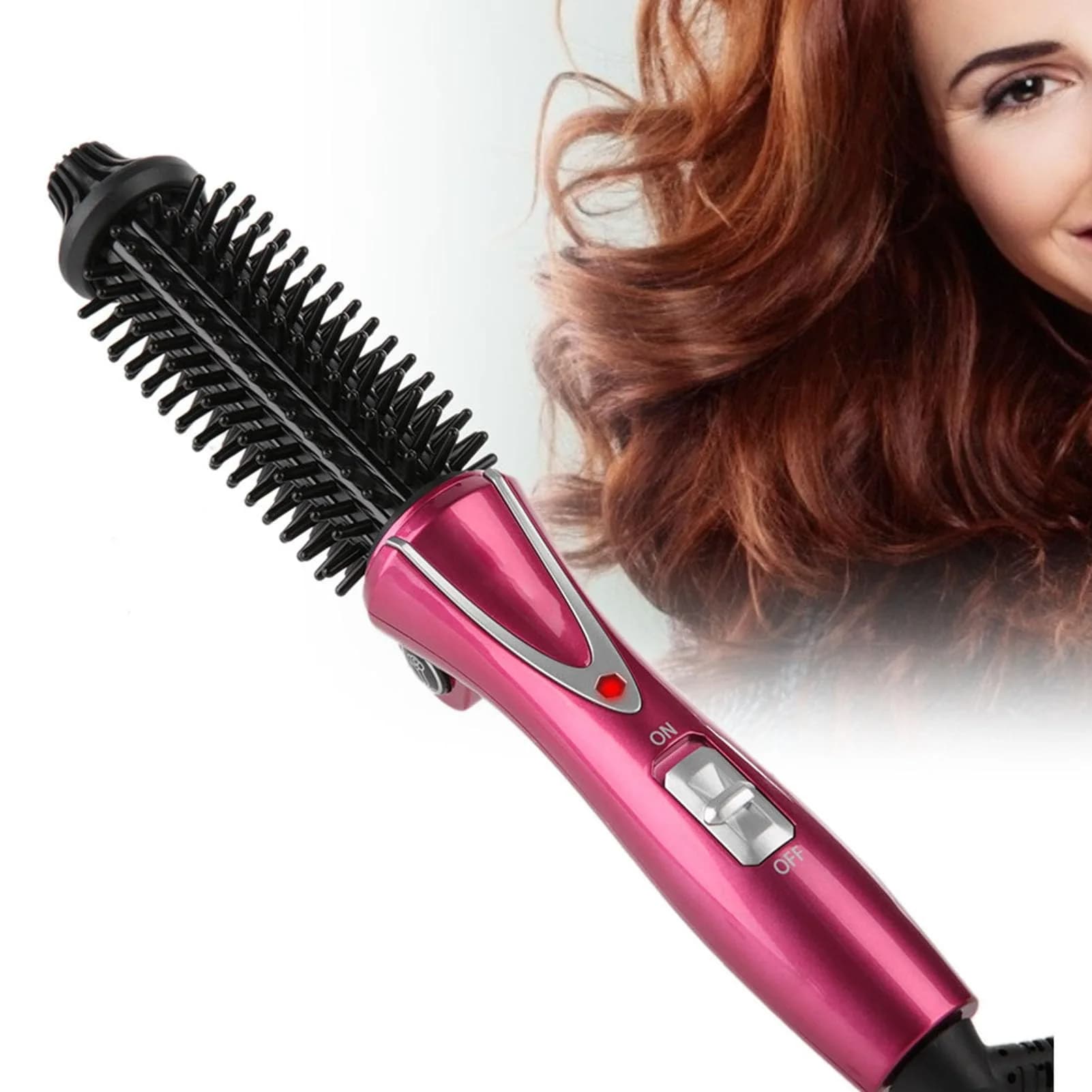 Yinhing Hair Curler Comb 10.4 in | Anti-Scald Foldable Styling Tool - main product image