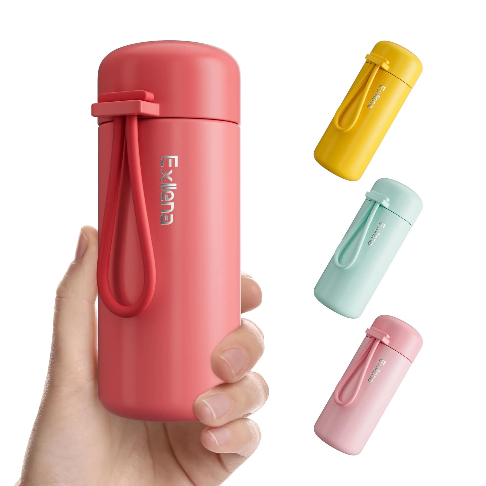 Exllena Mini Water Bottle 5oz | Leakproof Insulated Travel Flask for Hot & Cold Drinks