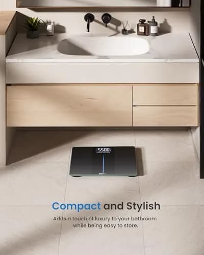 RENPHO 550lb Digital Body Weight Scale with Large LED Display & Extra-Wide Platform thumbnail 9