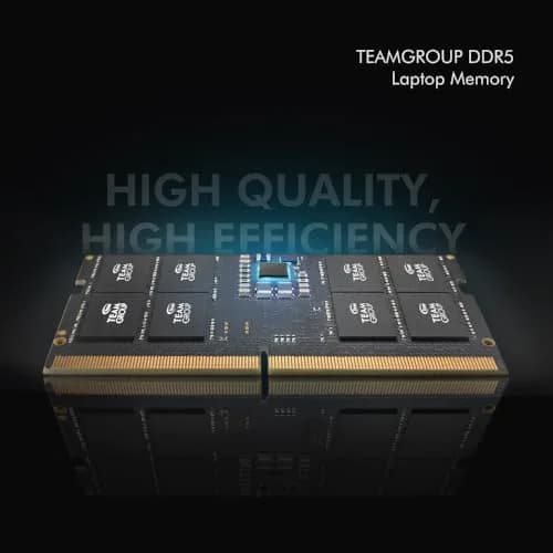 TEAMGROUP Elite DDR5 16GB (2x8GB) 5600MHz SODIMM Laptop RAM | 1.1V Low Voltage thumbnail 3