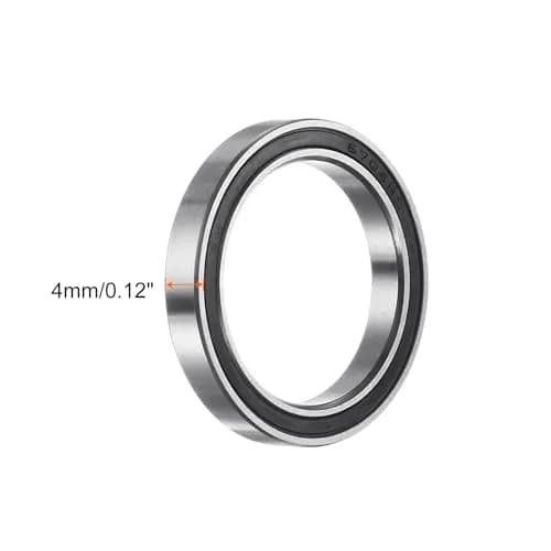 uxcell Deep Groove Ball Bearing 20mm x 27mm x 4mm | Double Sealed Chrome Steel Support thumbnail 3