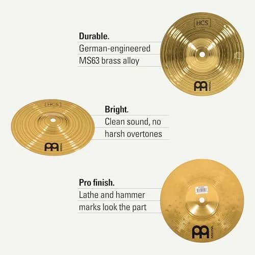 Meinl Cymbals HCS Starter Set Variety Pack | German Brass Alloy, Bright & Musical Sound, Beginner Friendly thumbnail 2