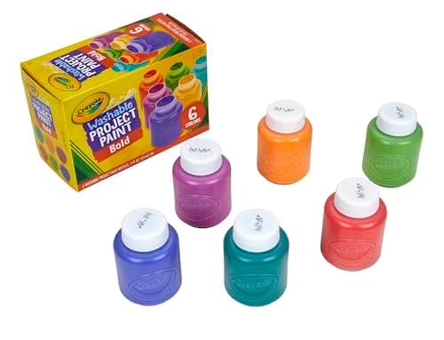 Crayola Paint Pendulum (30pcs) Washable Paint Kit | 59ml (2 Fl Oz) Bottles, Assorted Colors thumbnail 1