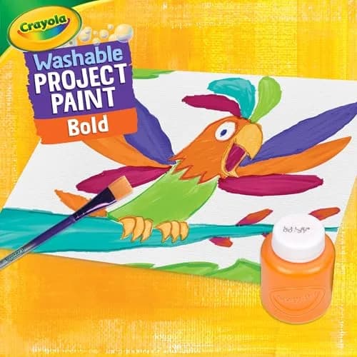 Crayola Paint Pendulum (30pcs) Washable Paint Kit | 59ml (2 Fl Oz) Bottles, Assorted Colors thumbnail 5