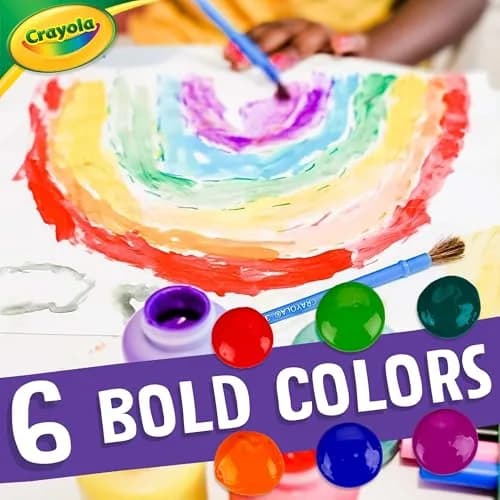 Crayola Paint Pendulum (30pcs) Washable Paint Kit | 59ml (2 Fl Oz) Bottles, Assorted Colors thumbnail 2