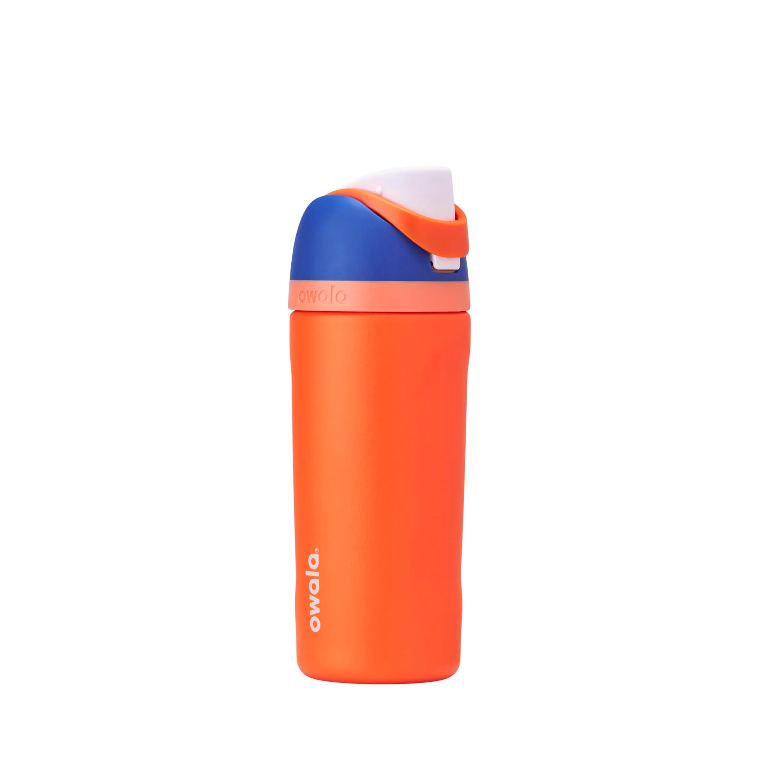 Owala FreeSip Kids Stainless Steel Water Bottle 16 oz (473 ml) Blue Citrus | Insulated & Leak-Proof