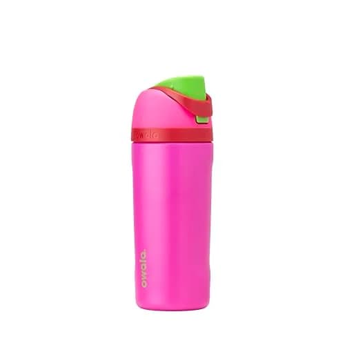 Owala FreeSip Kids Stainless Steel Water Bottle 16 oz All the Berries | Insulated & Leak-Proof for Active Kids thumbnail 1