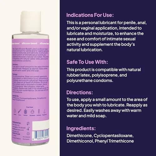 Cake Silicone-Based Personal Lubricant 8 Fl Oz | Ultra Slippery, Long-Lasting, Condom-Friendly thumbnail 2