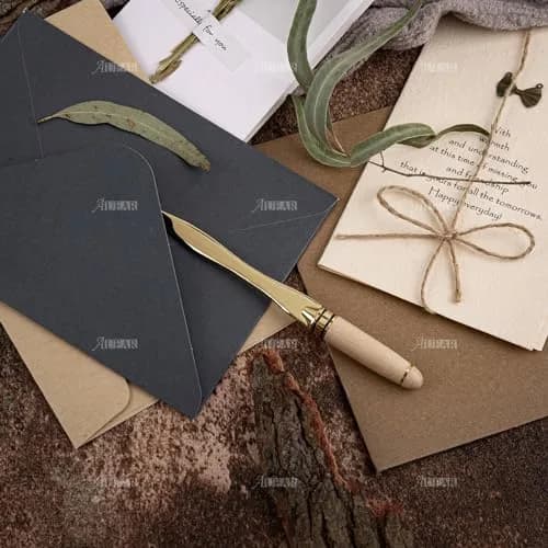AUEAR Gold Letter Opener Metal Mail Slitters Envelope Openers Tool 19.5 cm (7.67 in) | Authentic USA Import thumbnail 4