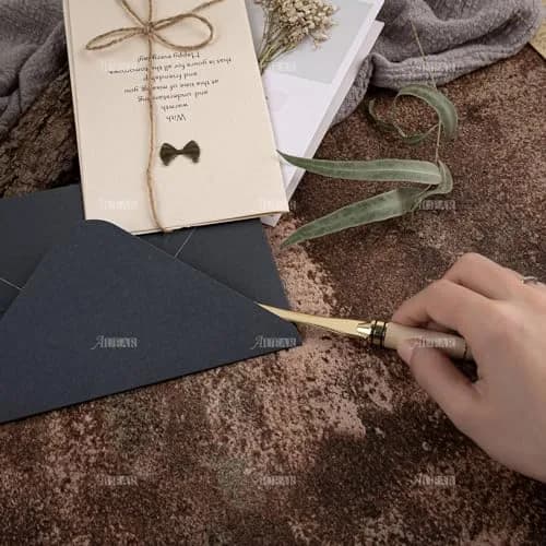 AUEAR Red Mail Opener Metal Letter Envelope Slitter 19.3 cm (7.6 inch) | Opens Mail Quickly thumbnail 6