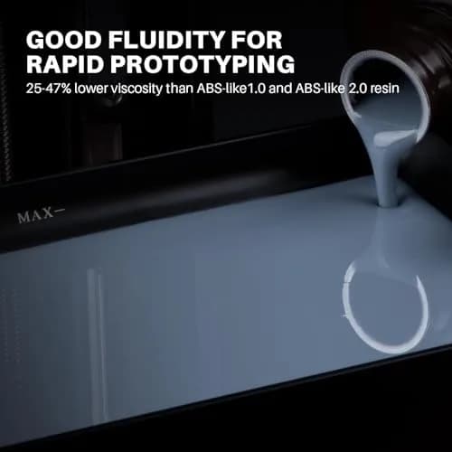 ELEGOO ABS-Like 3.0 Resin Grey 1000g (1kg / 35.2oz) | High Strength & Toughness for Functional Prints thumbnail 4