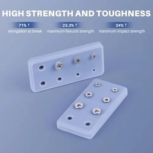 ELEGOO ABS-Like 3.0 Resin Grey 1000g (1kg / 35.2oz) | High Strength & Toughness for Functional Prints thumbnail 5