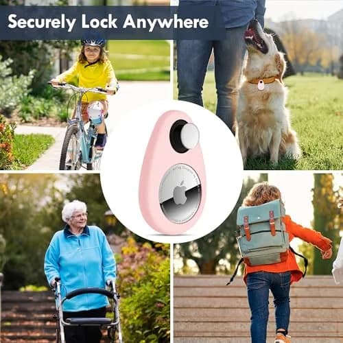 zonsiton Hidden Airtag Holder for Kids 2 Pack Silicone Case with Safety Pins | Anti-Removal GPS Tracker Case for Children, Pets, Backpacks thumbnail 5
