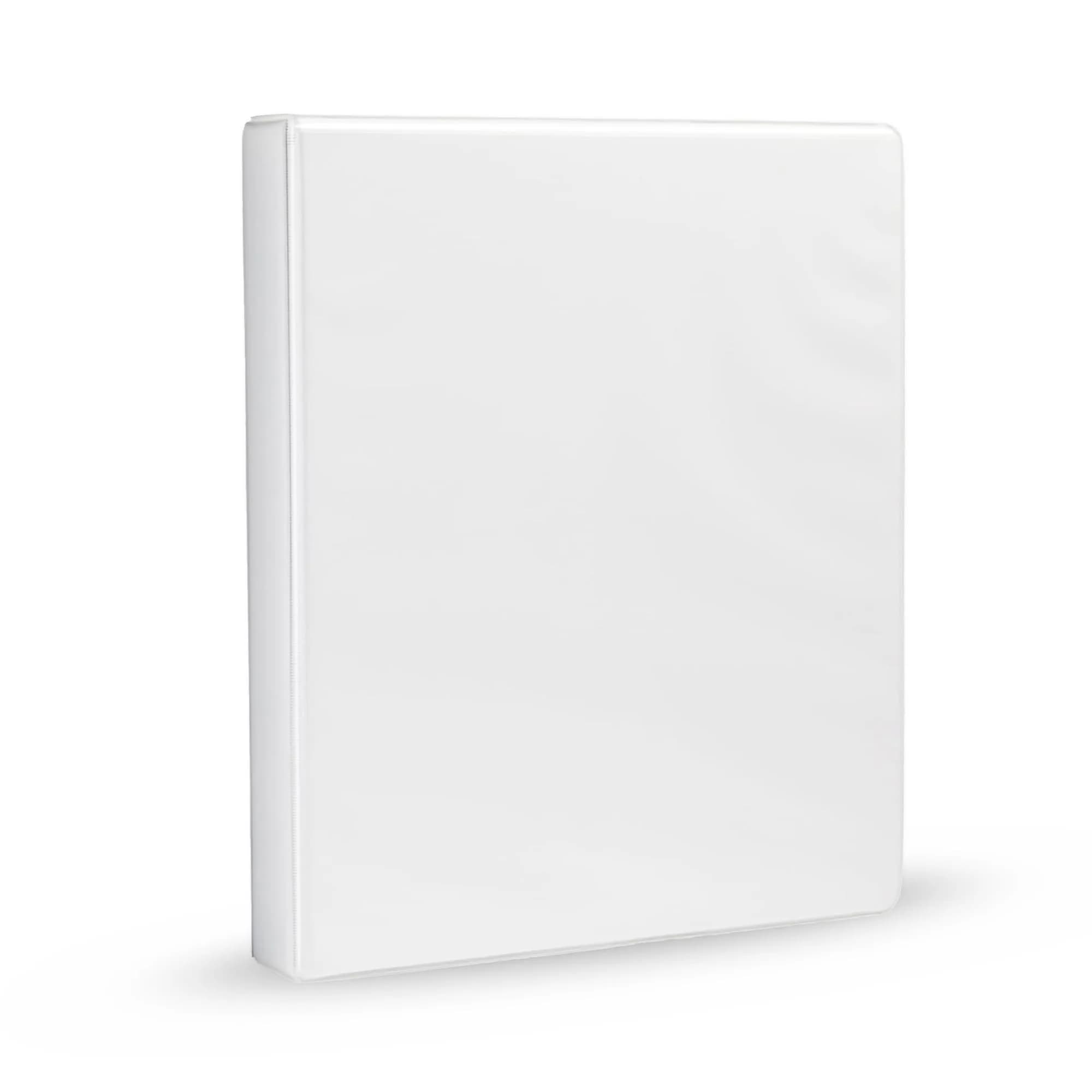 Amazon Basics 3-Ring Binder, 1-Inch, Customizable, White, 1-Pack | Holds 175 Sheets