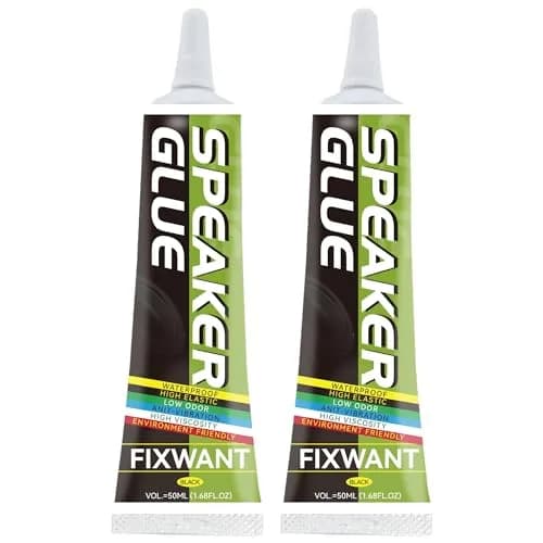 FIXWANT Loud Speaker Repair Glue 50ml (1.68 fl oz) 2-Pack | Strong Adhesive for Speaker Parts & More thumbnail 1
